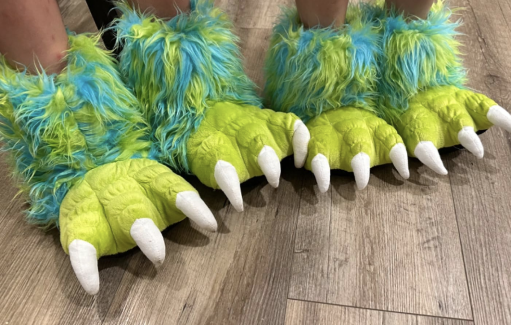 Lazy One Monster Animal Paw Slippers, best kids' slippers